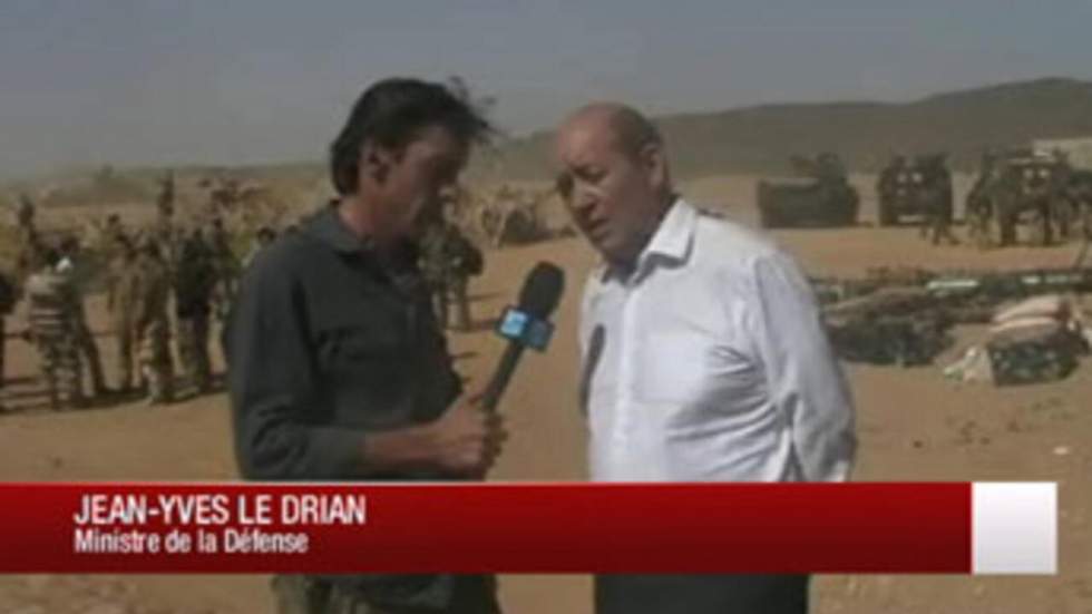 Visite surprise de Jean-Yves Le Drian au Nord-Mali