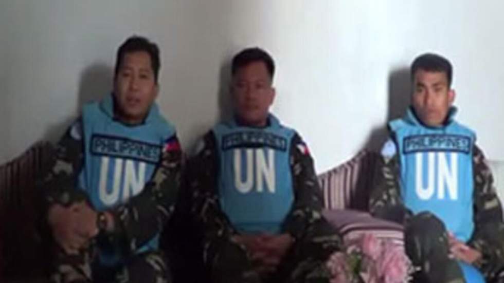 Dans des vidéos, le personnel de l'ONU enlevé au Golan affirme être "bien traité"