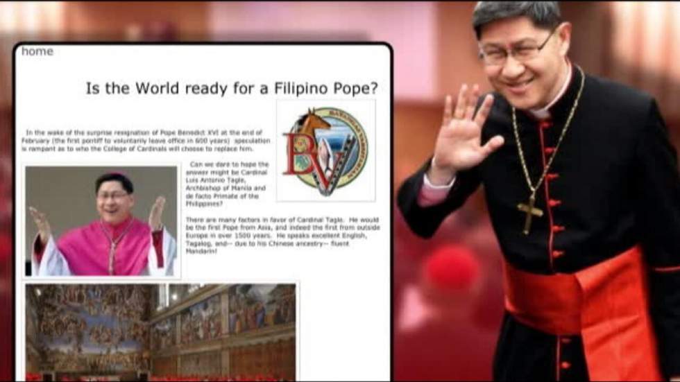 Conclave : soutiens en ligne au cardinal Tagle des Philippines