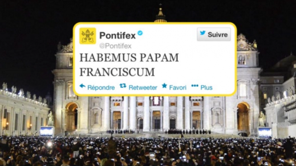 L’élection du pape François vue du web