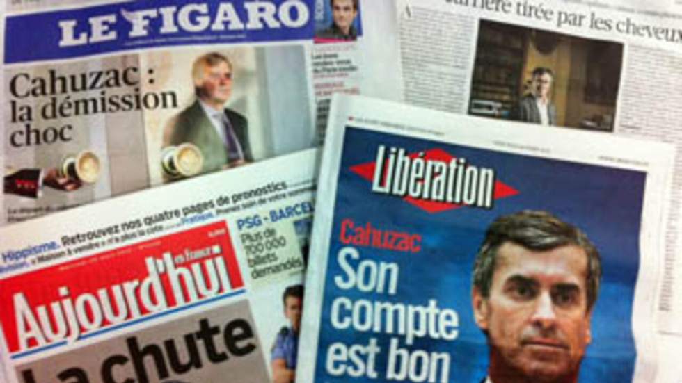 Revue de presse : "l'inéluctable" démission de Jérôme Cahuzac