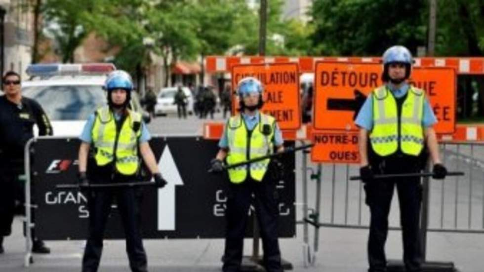 Un an après le "printemps érable", une manifestation interdite à Montréal