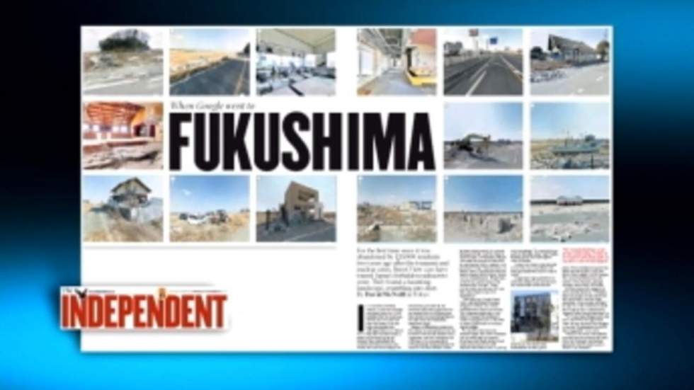 Les voitures de Google Street View de retour à Fukushima