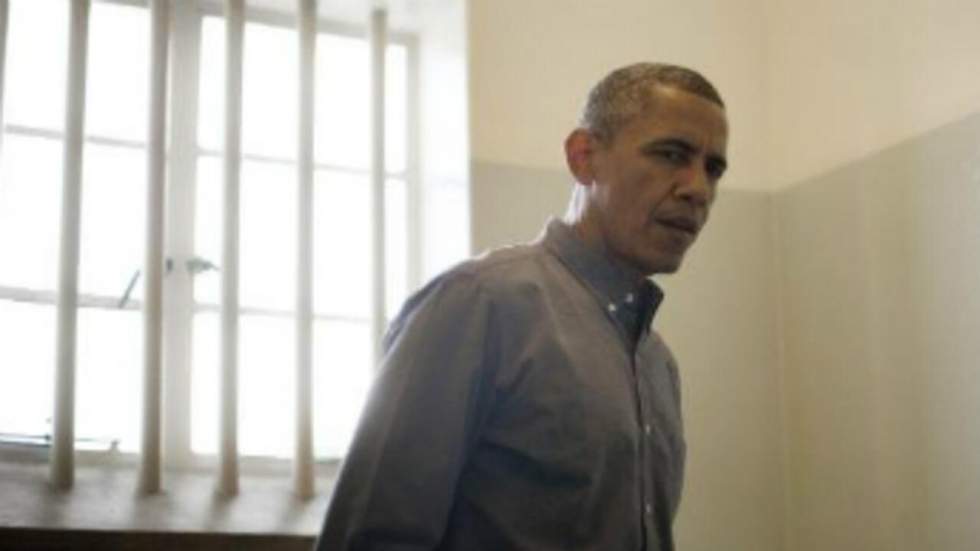 Sur l'île-prison de Robben Island, Obama rend hommage à Mandela