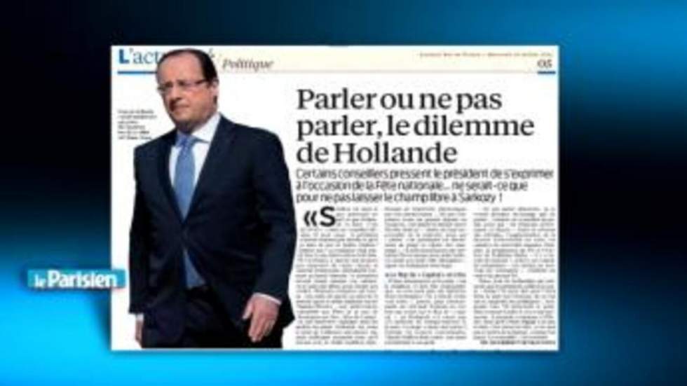 Parler ou pas, le dilemme de Hollande