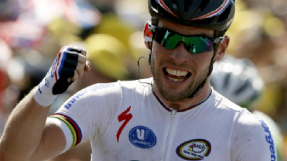 Cavendish vainqueur d'une étape folle, Froome distancé