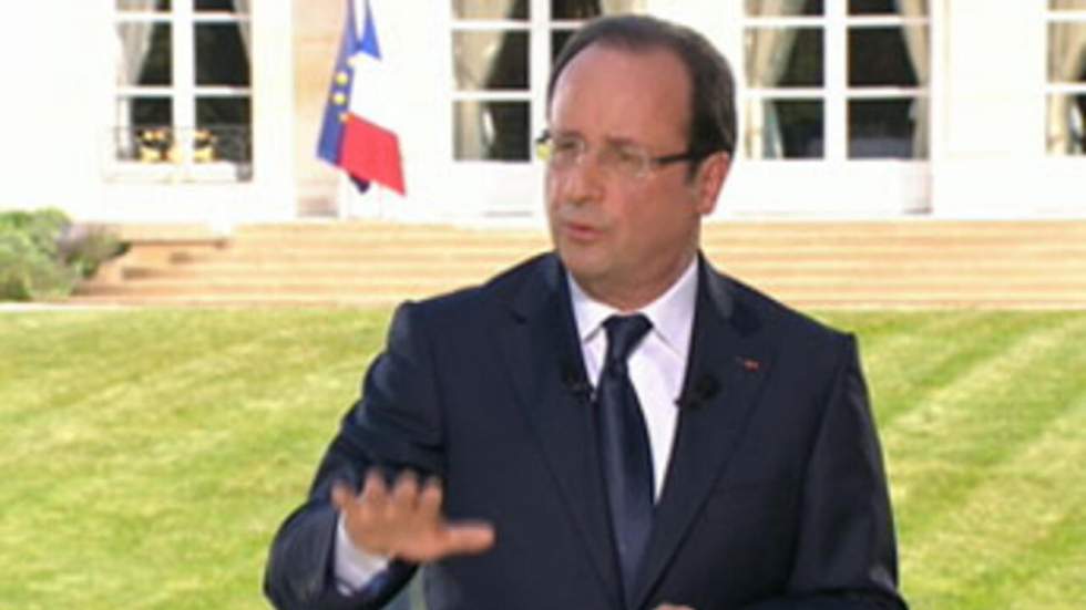 François Hollande : "La reprise économique est là"