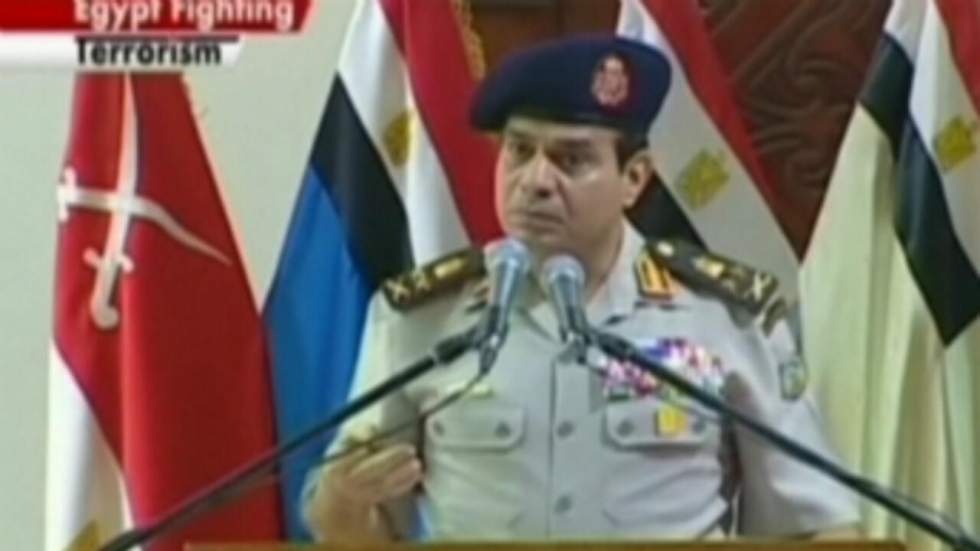 Le général al-Sissi ne "pliera pas" devant les islamistes Le général al-Sissi ne "pliera pas" devant les islamistes