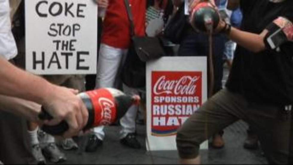 Des associations LGBT appellent Coca-Cola à boycotter les JO de Sotchi