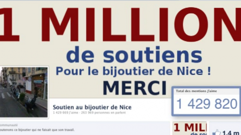 Mobilisation pour le bijoutier niçois qui a tué un braqueur Mobilisation pour le bijoutier niçois qui a tué un braqueur