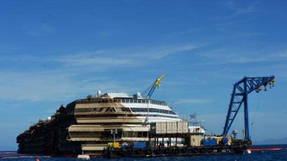 Des restes humains retrouvés près de l’épave du Concordia