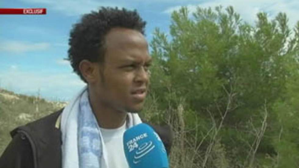 Reportage : un rescapé du naufrage de Lampedusa raconte son calvaire Reportage : un rescapé du naufrage de Lampedusa raconte son calvaire
