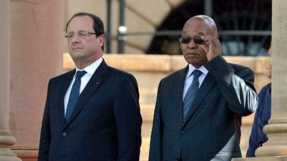 Hollande et Zuma pour un "partenariat équilibré" entre la France et l'Afrique du Sud