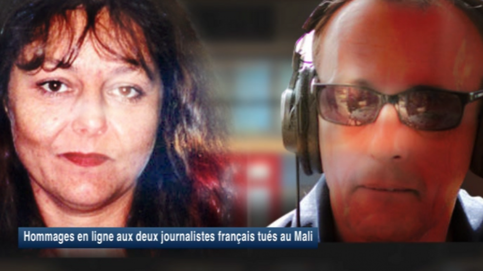 Hommages en ligne aux deux journalistes français tués au Mali