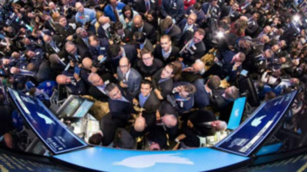 L'action de Twitter s'envole pour ses débuts en Bourse L'action de Twitter s'envole pour ses débuts en Bourse