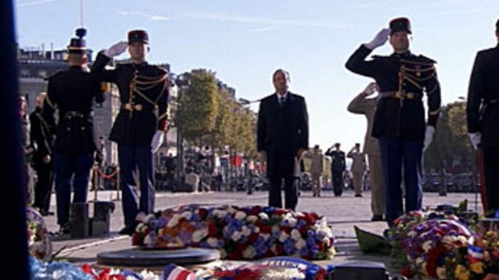 François Hollande célèbre l'armistice du 11 novembre 1918 François Hollande célèbre l'armistice du 11 novembre 1918