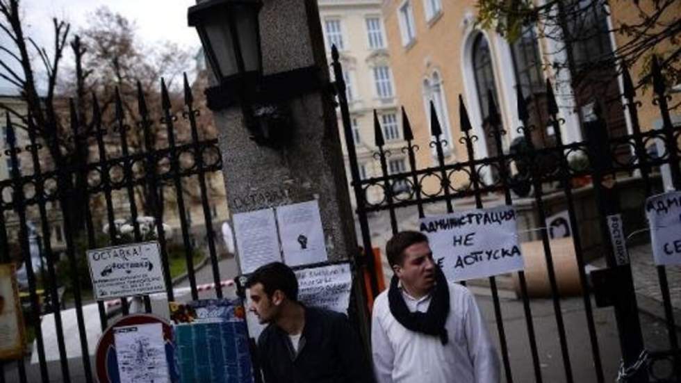 Les étudiants bulgares manifestent contre la pauvreté et la corruption