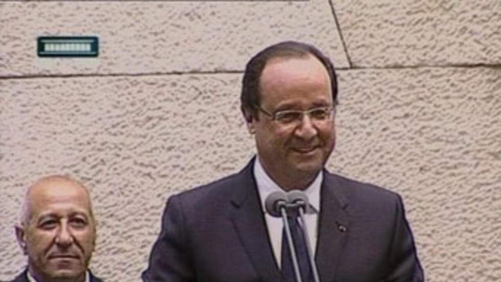 François Hollande devant la Knesset : "la paix sera votre plus grande victoire"