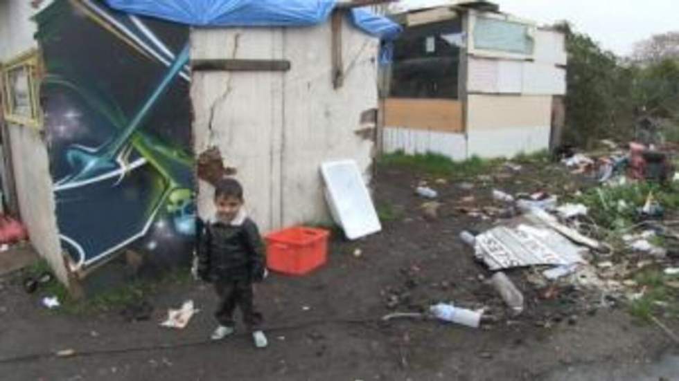 Polémique autour d’un campement de Roms en banlieue parisienne