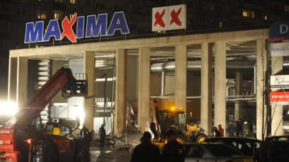 Des dizaines de morts après l'effondrement du toit d'un supermarché de Riga Des dizaines de morts après l'effondrement du toit d'un supermarché de Riga