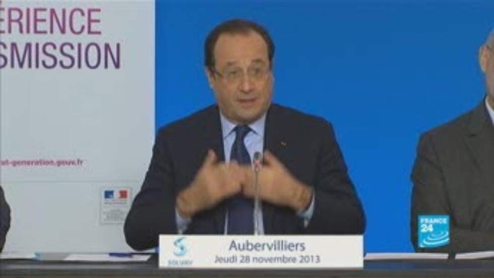 Hollande maintient pouvoir inverser la courbe du chômage avant la fin 2013 Hollande maintient pouvoir inverser la courbe du chômage avant la fin 2013