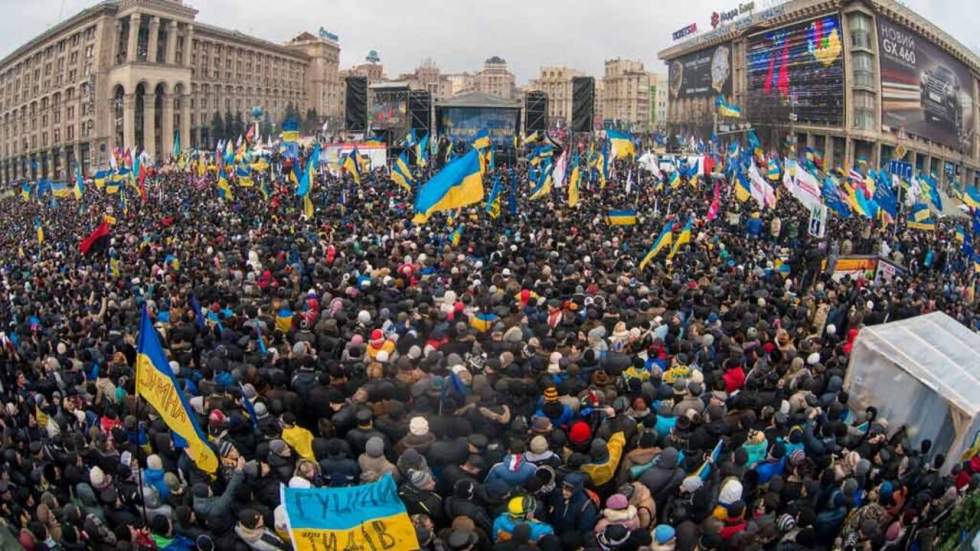 Une marée humaine à Kiev pour réclamer le départ de Ianoukovitch Une marée humaine à Kiev pour réclamer le départ de Ianoukovitch