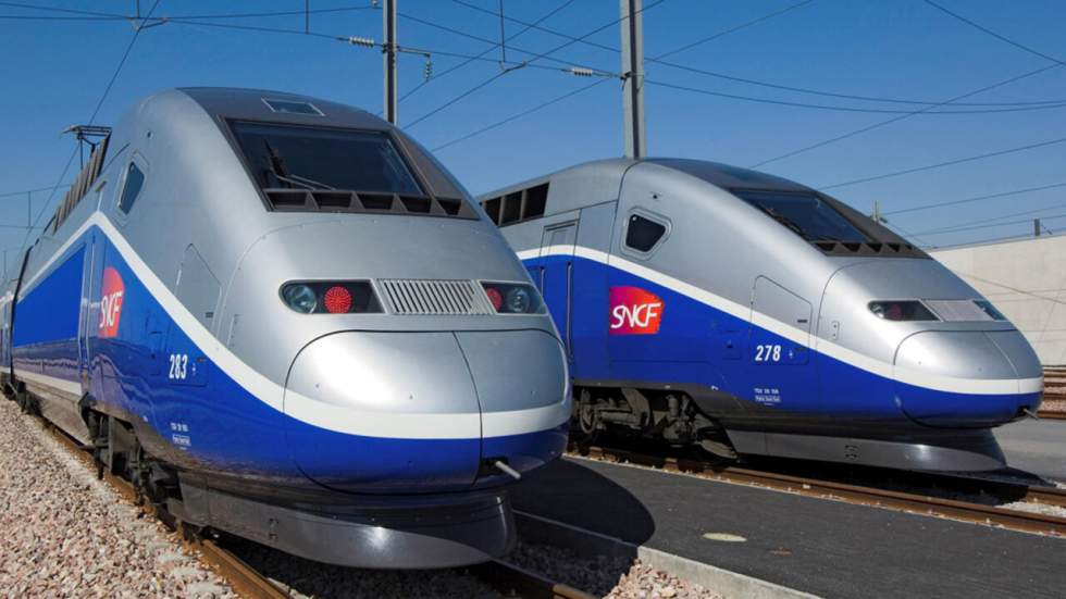 Le TGV Paris-Barcelone sur les rails