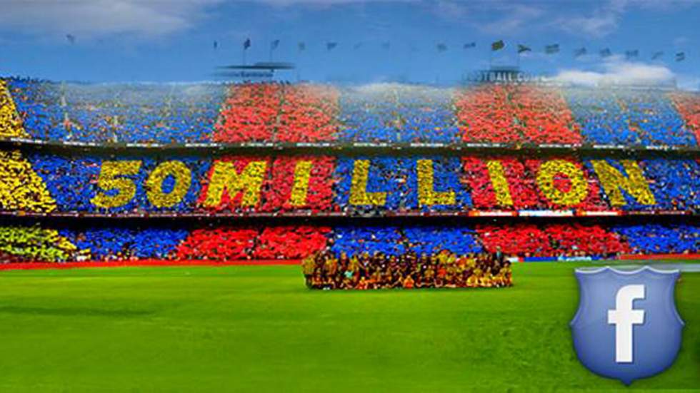 Le FC Barcelone, club le plus populaire du monde… sur Facebook