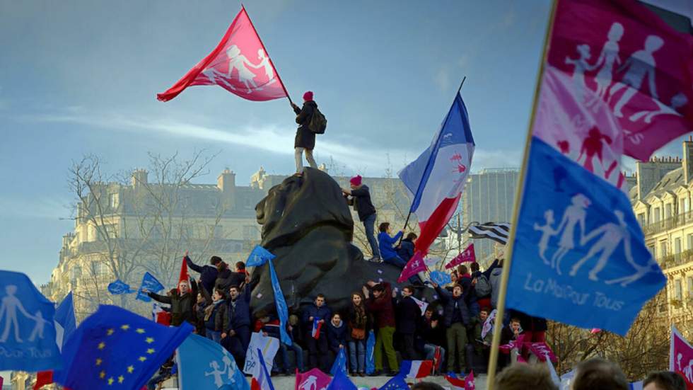 La "théorie du genre" fait mouche à la Manif pour tous La "théorie du genre" fait mouche à la Manif pour tous