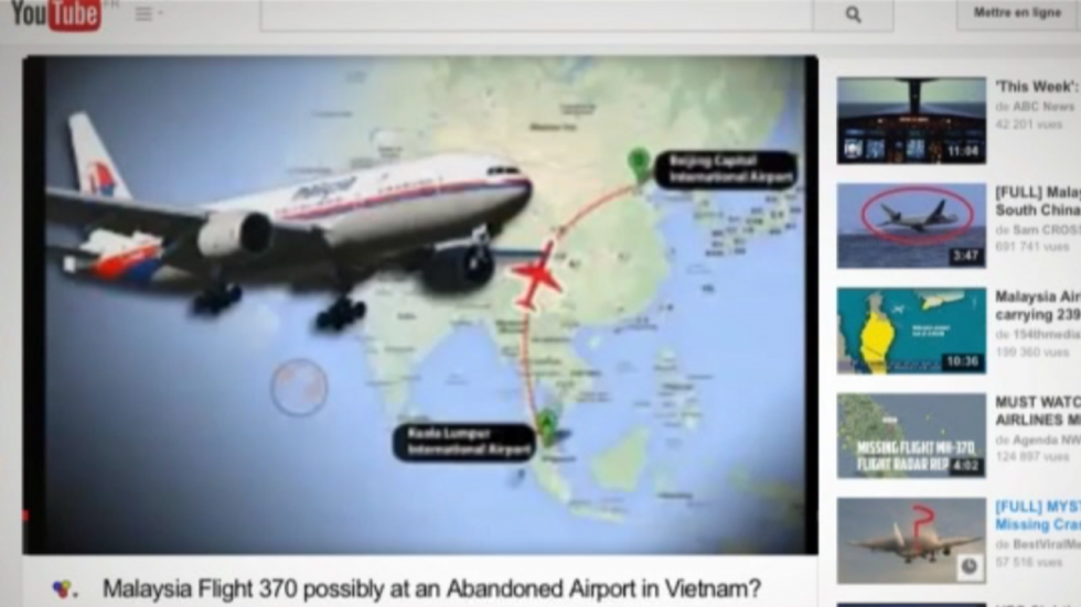 Vol MH370 : les théories du complot fleurissent en ligne Vol MH370 : les théories du complot fleurissent en ligne