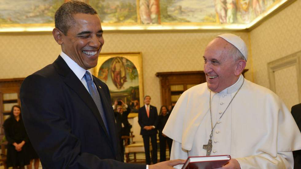 Devant Obama, le pape François défend une nouvelle fois le "droit à la vie"