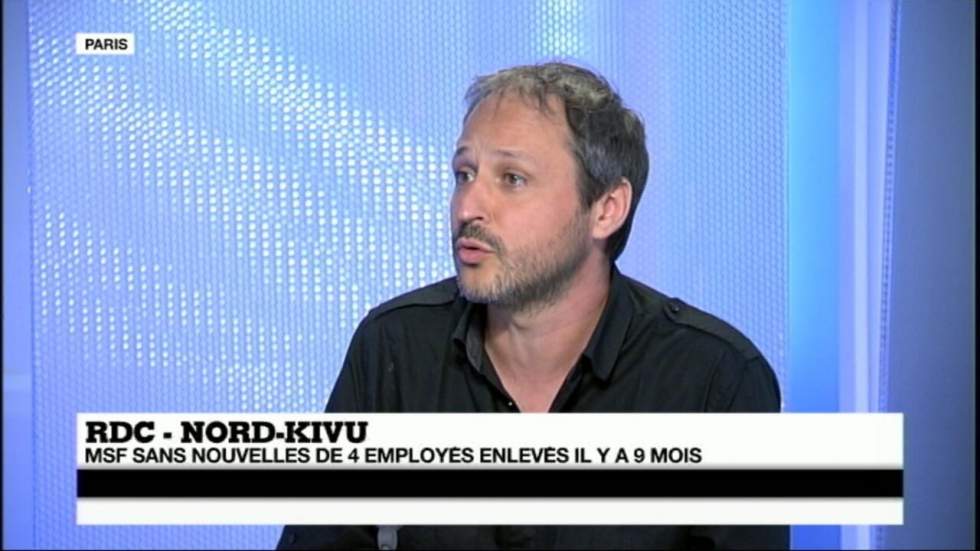 Sur FRANCE 24 : MSF lance un appel pour ses otages enlevés au Nord-Kivu