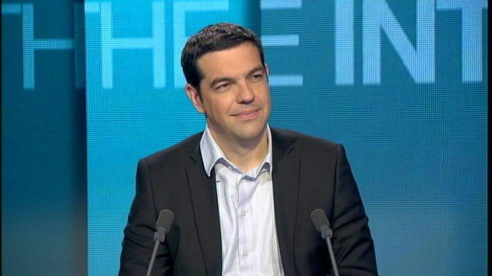 Alexis Tsipras, chef du Syriza, principal parti d'opposition grec