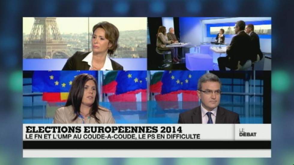 Élections européennes : le FN et l'UMP au coude-à-coude, le PS en difficulté (Partie 1)