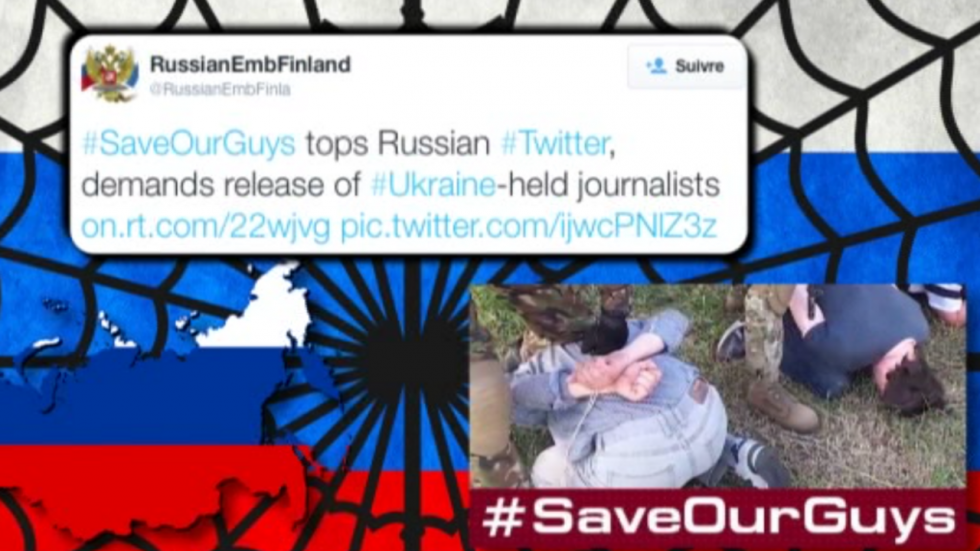 Le web russe mobilisé pour la libération de deux journalistes arrêtés en Ukraine