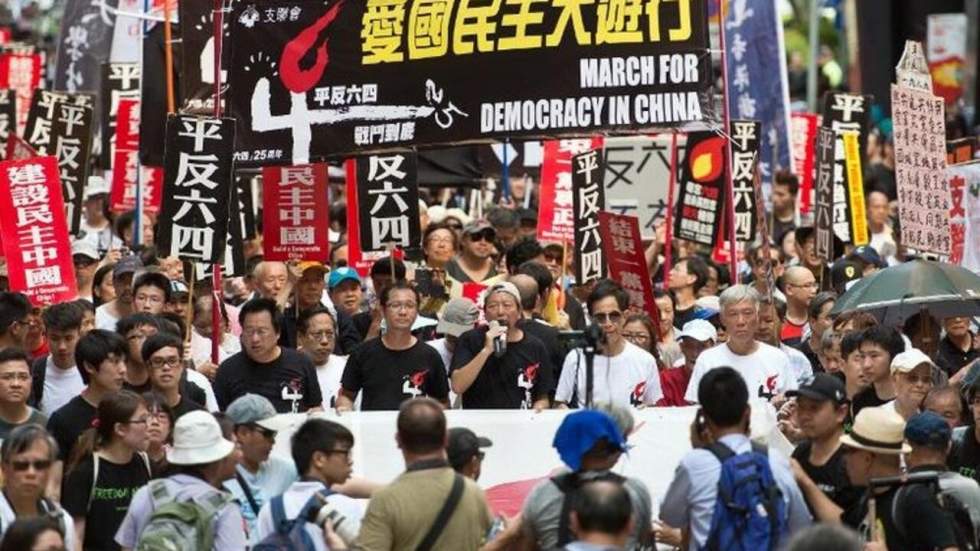 Bannie de Chine, la mémoire de Tiananmen survit à Hong Kong