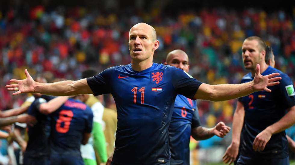 Les Pays-Bas d'Arjen Robben corrigent l'Espagne 5-1