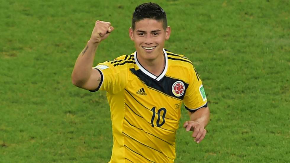 La Colombie de James Rodriguez rejoint le Brésil en quarts de finale