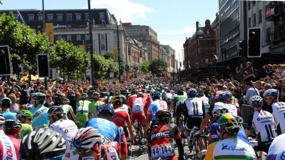 En images : une première étape à l’accent "british" pour le 101e Tour de France