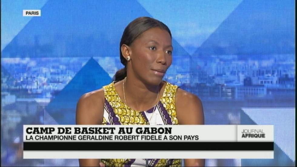 Géraldine Robert et ses passions : le basket, les enfants, le Gabon