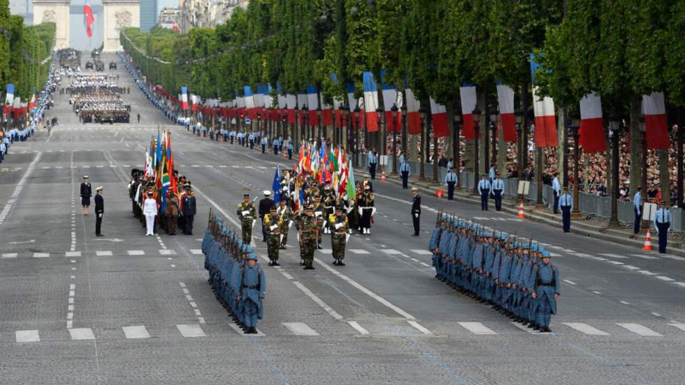 Le défilé du 14-Juillet marqué par le centenaire de la Grande Guerre