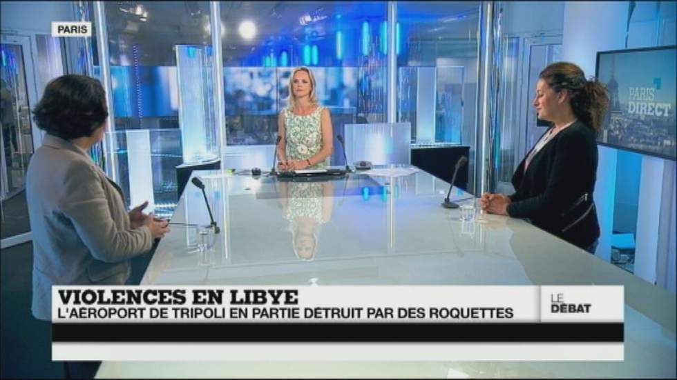 Violences en Libye : l'aéroport de Tripoli en partie détruit par des roquettes Violences en Libye : l'aéroport de Tripoli en partie détruit par des roquettes