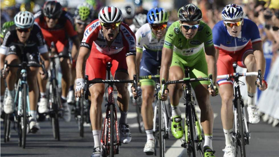 Tour de France : à Saint-Étienne, Kristoff s'impose au sprint devant Sagan