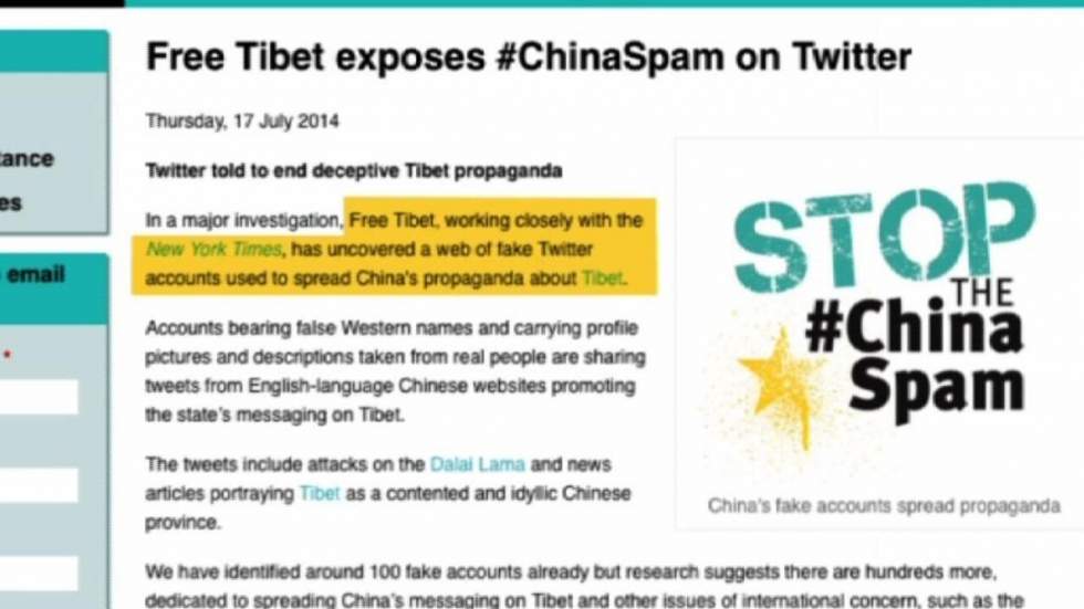 Chine : de faux profils Twitter démasqués