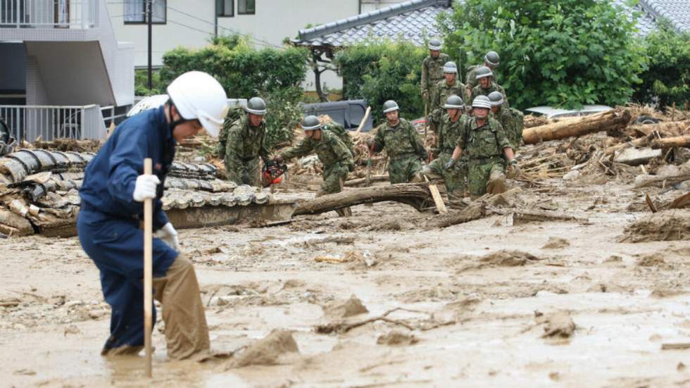 Glissements de terrain meurtriers à Hiroshima