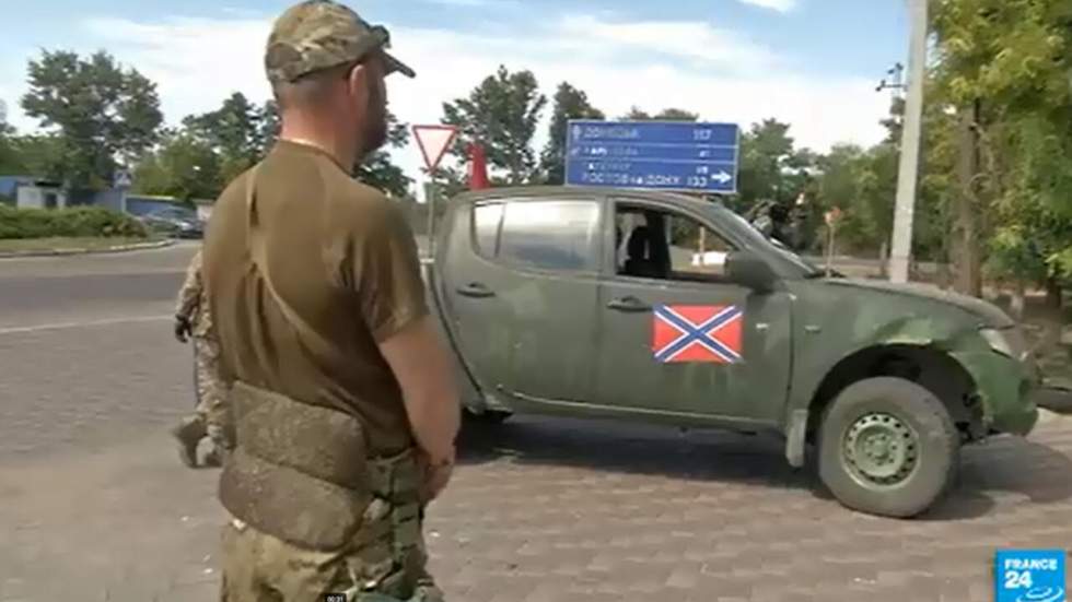 Vidéo : à Novoazovsk, "il semblerait que les Russes soient déjà partis"