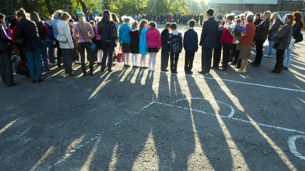 Rentrée des classes meurtrière à Donetsk