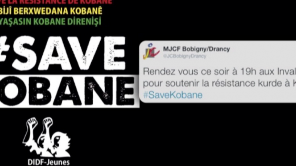 La Toile apporte son soutien aux Kurdes de Kobané