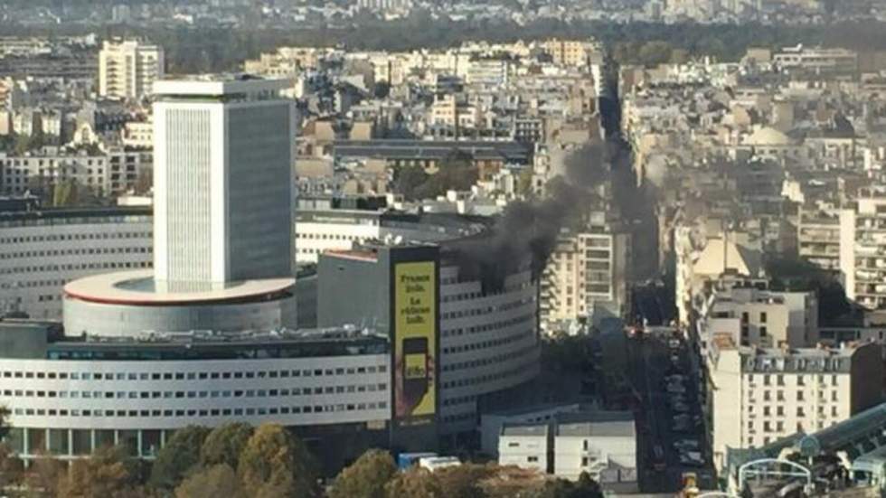 Un violent incendie s'est déclaré à la Maison de la radio, à Paris