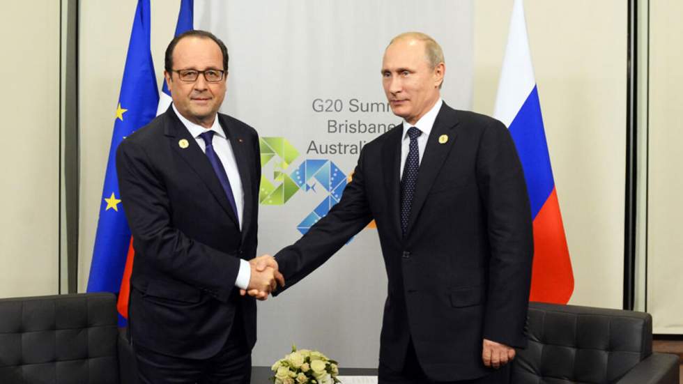 Crise ukrainienne : rencontre impromptue entre Hollande et Poutine à Moscou Crise ukrainienne : rencontre impromptue entre Hollande et Poutine à Moscou